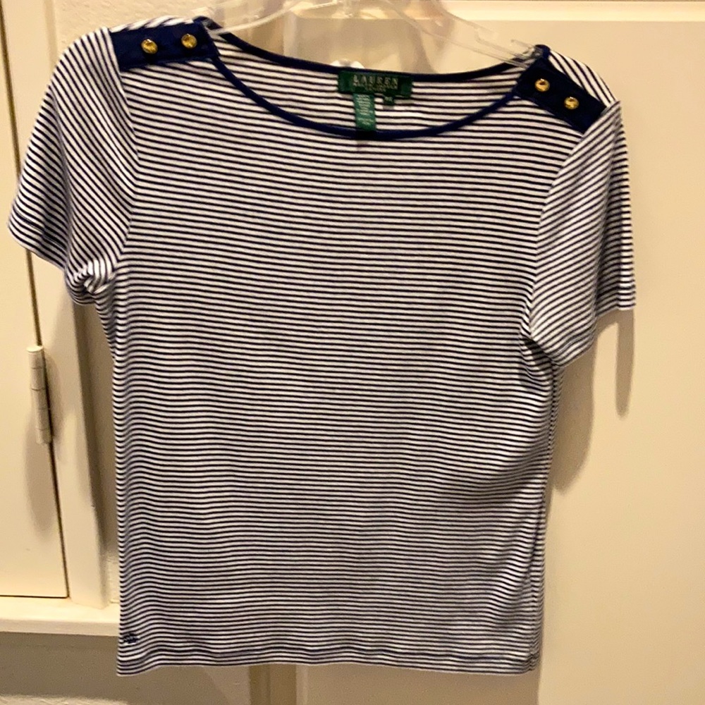 NWOT-SALE-Price Drop-Ralph Lauren petite top